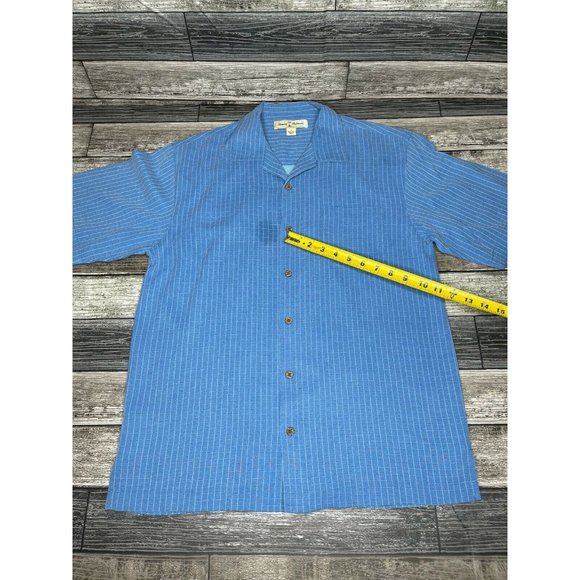 Tommy Bahama Silk Short Sleeve Button Down Shirt - Picture 4 of 7